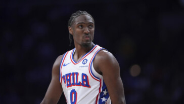 76ers-all-star-tyrese-maxey-reportedly-out-‘couple-of-weeks’-due-to-hamstring-injury