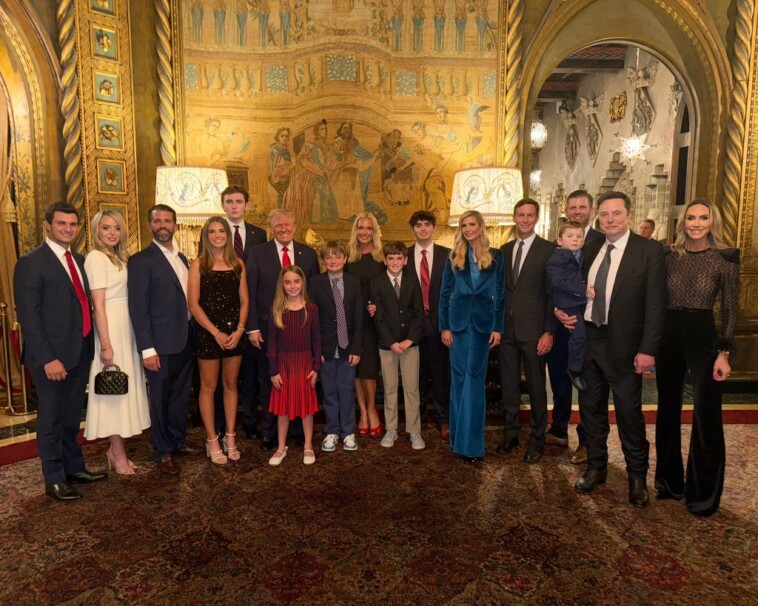 elon-musk-joins-donald-trump-and-family-for-victory-‘squad’-photo