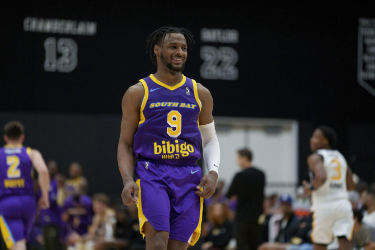 bronny-james-scores-6-points-in-g-league-debut