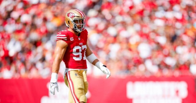 watch:-49ers-nick-bosa-appears-to-perform-‘trump-dance’-sack-celebration