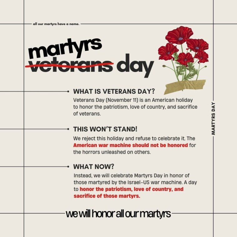 columbia-university-students-plan-anti-veterans-day-protest-to-honor-‘martyrs’-of-us-‘war-machine’