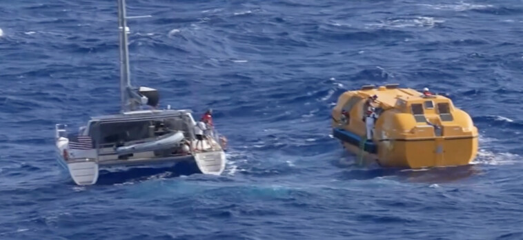 disney-cruise-ship-rescues-4-stranded-boaters-off-bermuda-coast-from-sinking-catamaran-in-dramatic-moment