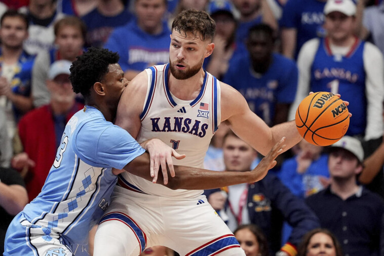 men’s-basketball-ap-poll:-kansas-survives-unc-to-stay-no.-1-as-houston,-baylor-tumble