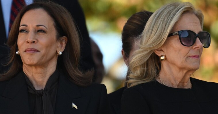 footage-of-jill-biden-and-kamala-harris-sitting-side-by-side-at-veterans-day-event-goes-viral