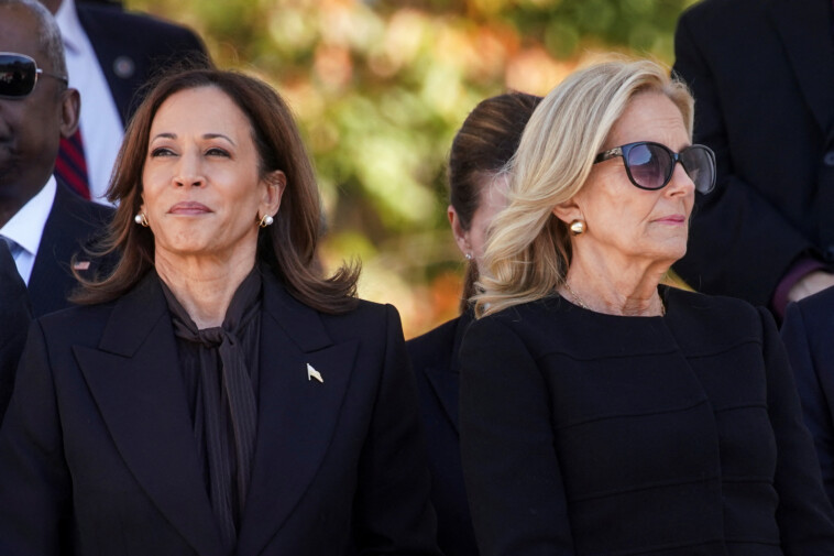 jill-biden’s-apparent-cold-shoulder-to-kamala-harris-ignites-social-media