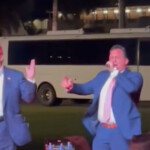 watch:-the-three-tenors?…-trump-returns-home-from-the-white-house,-delivers-remarks,-and-sings-‘god-bless-america’-with-elon-musk-and-chris-macchio-at-mar-a-lago