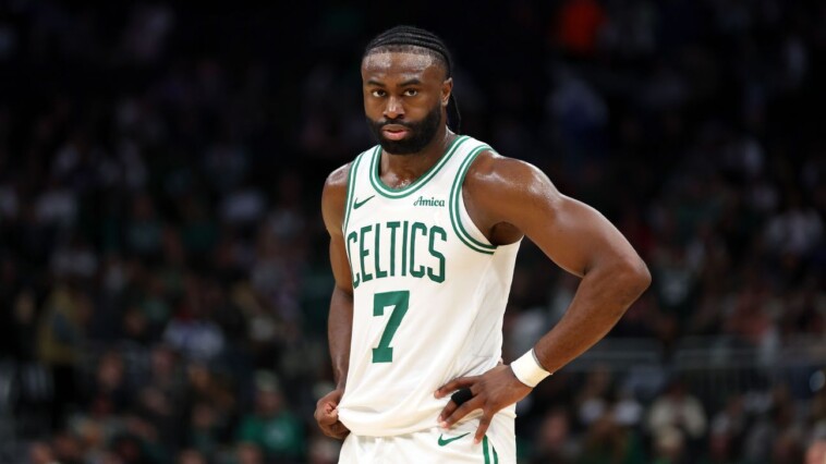 ‘y’all-got-weird-energy’:-jaylen-brown-responds-to-nike’s-giannis-tweet