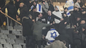 police-make-2-arrests-after-brief-fan-fight-at-high-security-france-israel-soccer-match