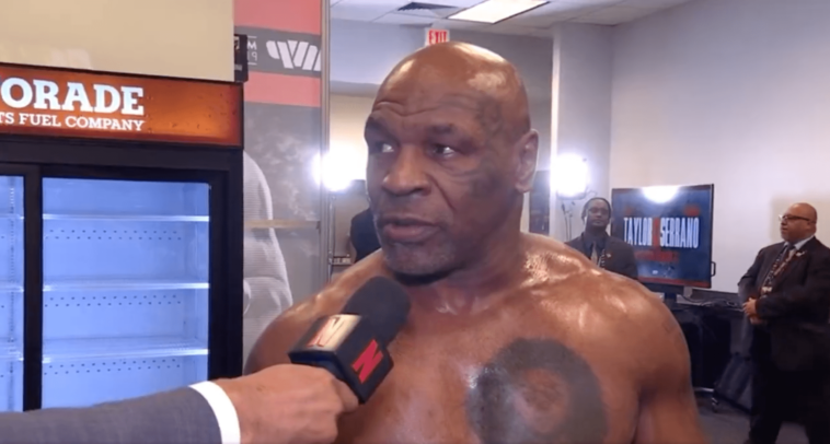 netflix-gave-viewers-a-shot-of-mike-tyson’s-bare-butt-in-pre-fight-interview