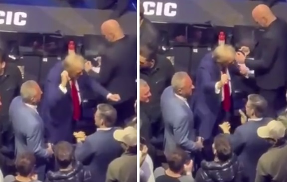 must-see:-president-trump-dances-to-‘ymca’-at-ufc-309-in-madison-square-garden