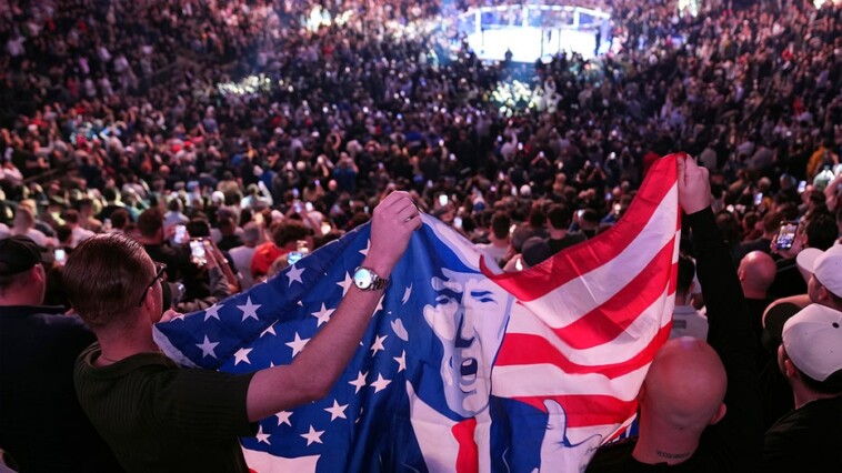 trump-thanks-dana-white,-ufc-fans-for-raucous-welcome-at-msg