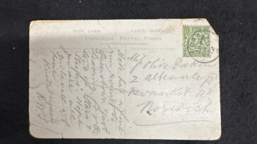 titanic-passenger’s-postcard-sent-days-before-ship-sank-sells-for-$25,000-at-auction