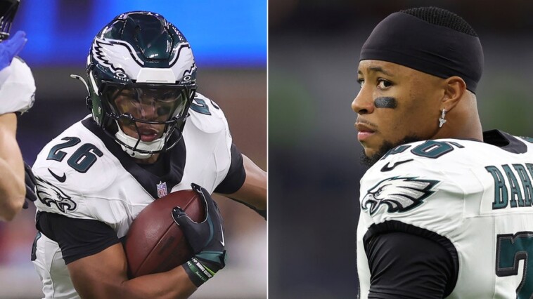 eagles’-saquon-barkley-sets-franchise-single-game-rushing-record-in-statement-win-over-rams