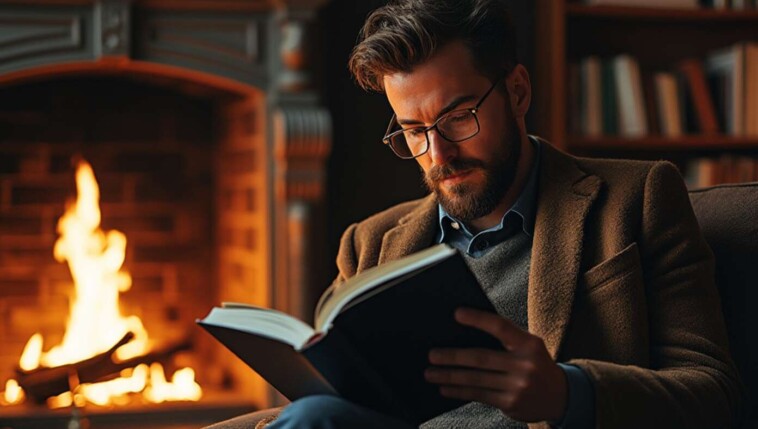 study-shows-most-depression-in-men-can-be-solved-by-reading-books-about-the-civil-war-while-sitting-by-roaring-fire-in-the-study