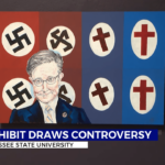 east-tenn.-state-university-art-exhibit-featuring-trump-alongside-swastikas,-ku-klux-klan-hoods-sparks-outrage