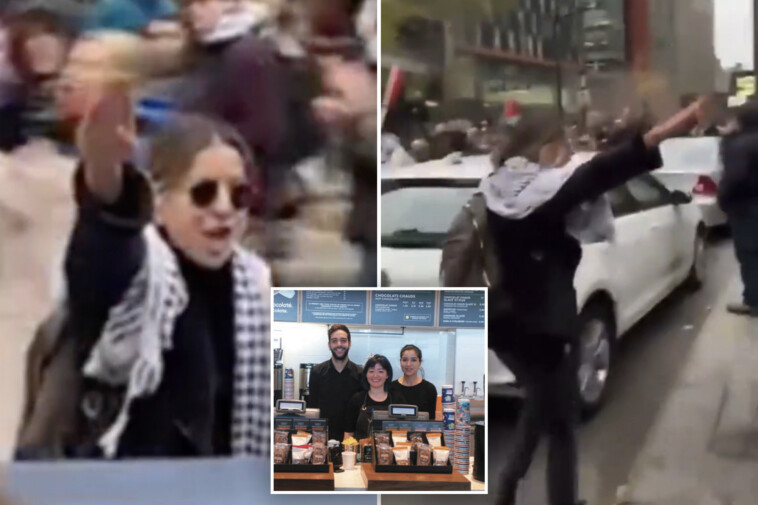 woman-filmed-giving-nazi-salute,-spewing-antisemitic-remarks-is-id’d-as-kosher-cafe-owner-at-jewish-hospital