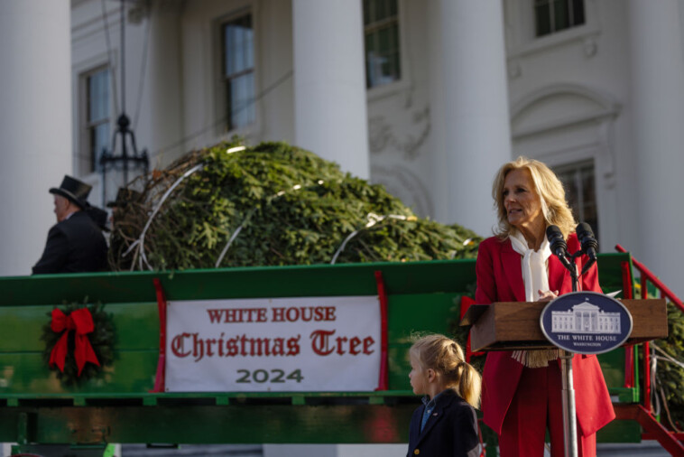 jill-biden-trashed-for-getting-white-house-christmas-tree-from-farm-impacted-by-hurricane-helene