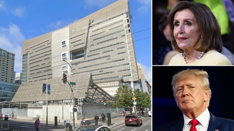 ‘green’-federal-building-once-ridiculed-by-trump-being-dedicated-to-nancy-pelosi