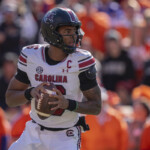 south-carolina-qb-lanorris-sellers-likely-dashes-clemson’s-cfp-hopes-with-17-14-win-in-death-valley