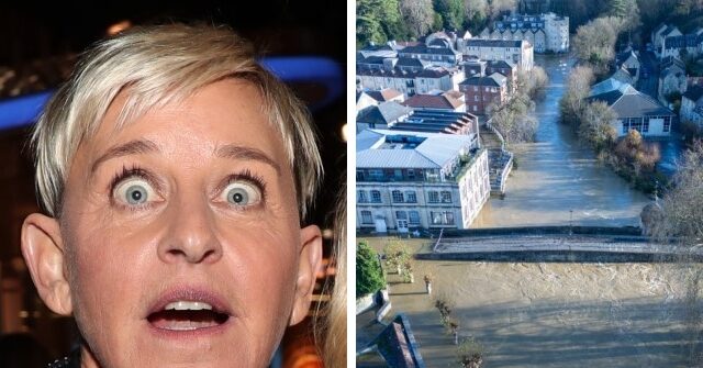 report:-ellen-degeneres’-uk-mansion-flooded-by-torrential-rains-soon-after-leaving-us.-in-protest-of-trump