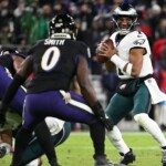 jalen-hurts-throws-for-a-td,-runs-for-one-to-put-eagles-ahead-of-ravens