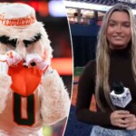 syracuse-football-reporter-accuses-miami-mascot-of-hitting-on-her-during-game