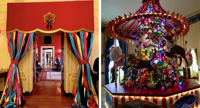 jill-biden’s-2024-white-house-decorations-are-the-worst-yet-–-a-circus-freak-show!