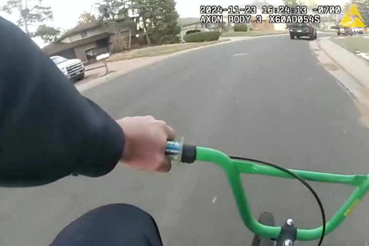 colorado-cop-grabs-a-kid’s-bike-out-of-a-family’s-yard-to-chase-down-suspect-in-hot-pursuit