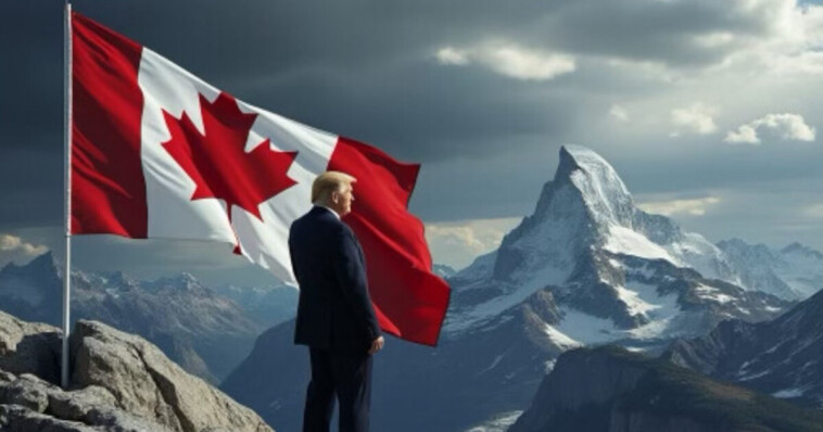 “oh-canada!”-–-president-trump-trolls-trudeau,-jokes-about-taking-over-canada-after-suggesting-canada-should-become-the-51st-state-if-it-can’t-handle-tariffs