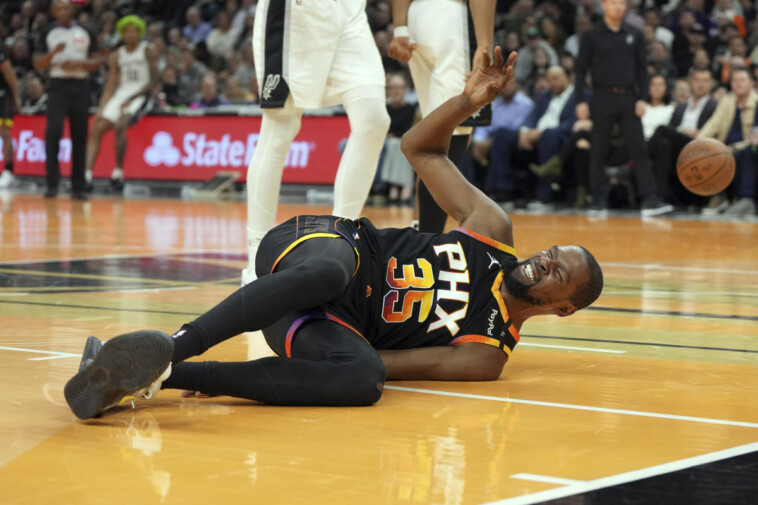 suns-star-kevin-durant-to-miss-1-2-weeks-with-ankle-sprain-just-games-after-return-from-calf-injury