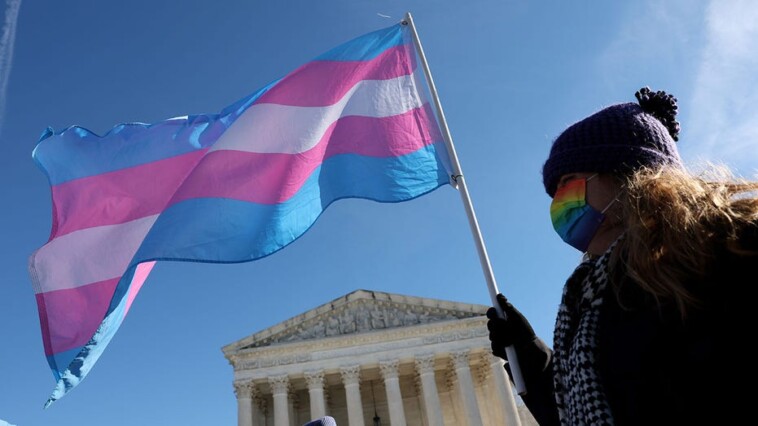 trans-rights-activists-stage-‘bathroom-sit-in’-near-mike-johnson’s-office-amid-capitol-hill-restroom-ban