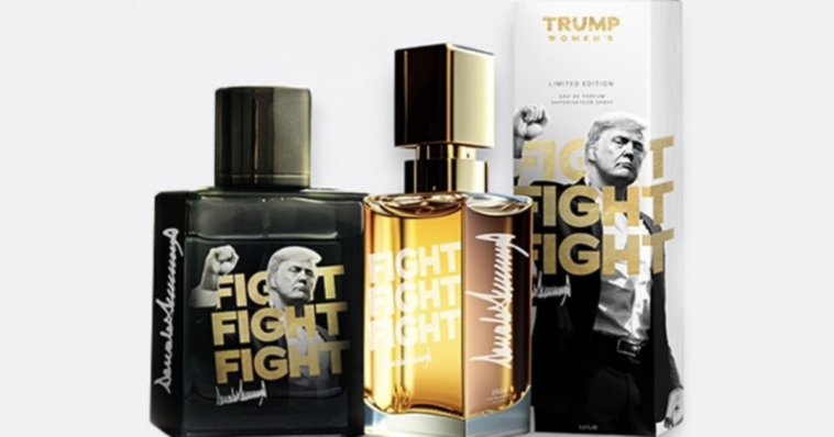 president-trump-launches-new-line-of-colognes-and-perfumes-called-“fight,-fight,-fight”-just-in-time-for-christmas-with-the-family