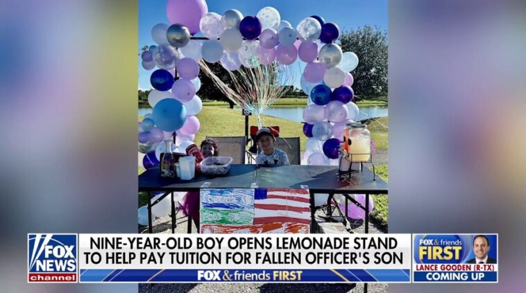 florida-boy-opens-lemonade-stand-to-cover-daycare-tuition-for-fallen-officer’s-son:-‘what-jesus-would-do’