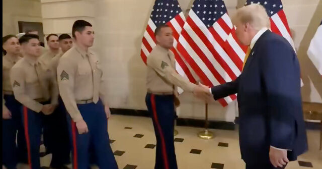 trump-greets-us.-marines-stationed-in-france-during-visit-to-attend-notre-dame-cathedral-reopening