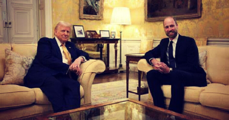 america-is-back:-president-elect-donald-trump-meets-british-heir-to-the-throne-prince-william-in-paris-after-the-notre-dame-reopening-(videos)