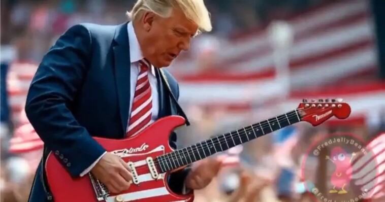 best-thing-you’ll-see-today:-ai-video-of-trump-playing-‘fortunate-son’-and-making-libs-cry