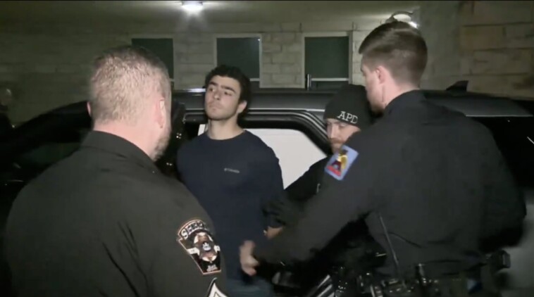 breaking:-shooting-suspect-luigi-mangione-filmed-for-the-first-time-during-arrest-in-pennsylvania