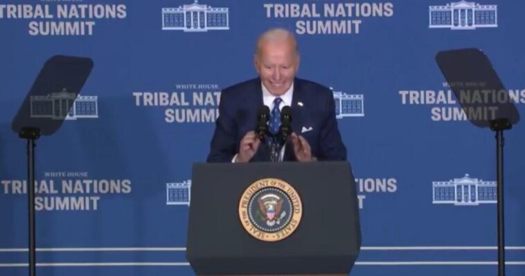 biden-starts-whispering-at-tribal-nations-summit-and-is-unsure-which-way-to-exit-stage-(video)