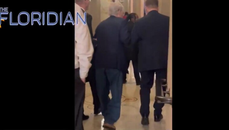 watch:-shocking-video-shows-mitch-mcconnell-can-barely-walk-after-his-fall