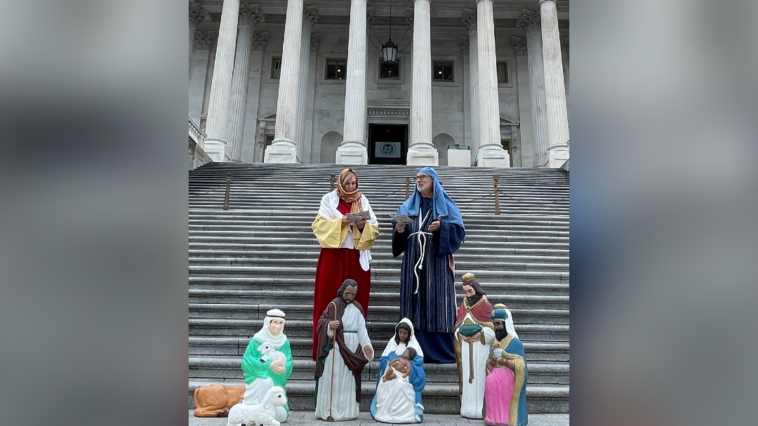 nativity-scene-debuts-at-us.-capitol-with-prayer,-carols,-and-the-biblical-christmas-story-thanks-to-courageous-christian-group