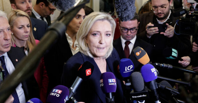 le-pen-sees-poll-ratings-rise-again,-increasing-lead-over-other-candidates-for-president-after-collapsing-macron-government