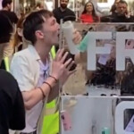 man-finds-himself-in-sticky-situation-after-licking-frozen-display-at-outdoor-mall