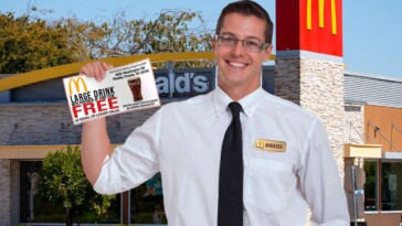 mcdonald’s-presents-employee-who-caught-shooter-with-coupon-good-for-1-free-large-drink-with-purchase-of-a-food-item