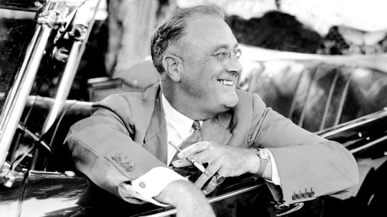 president-franklin-d.-roosevelt-sold-christmas-trees-to-local-residents-on-his-own-estate-in-the-1930s