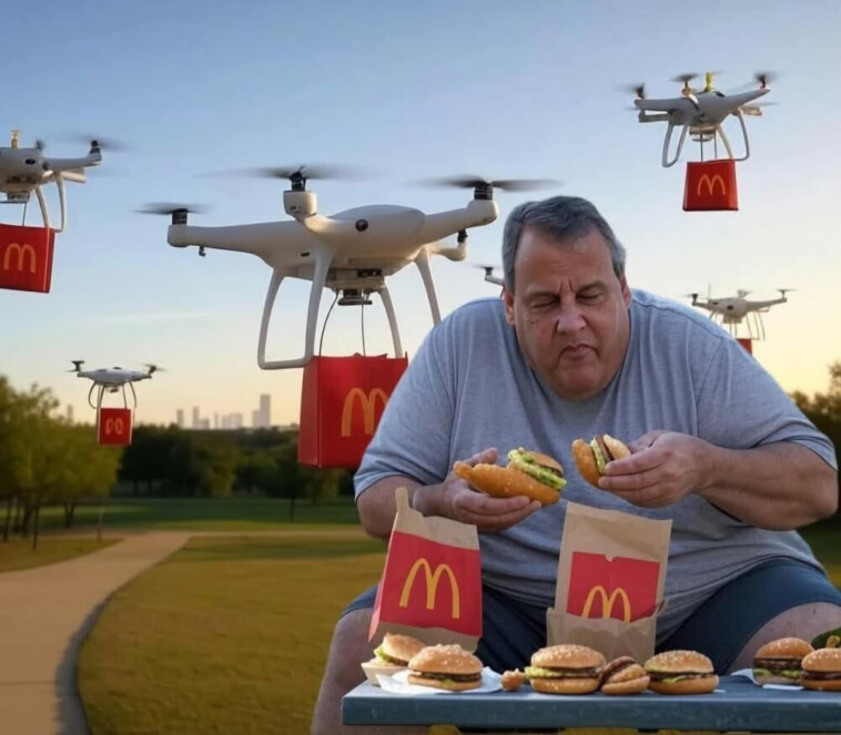 president-elect-donald-trump-mocks-former-nj-gov.-chris-christie-with-scathing-ai-generated-mcdonald’s-drones-image