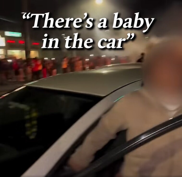 hooligans-terrorize-motorists,-target-car-with-baby-on-board-in-chaotic-florida-street-takeover