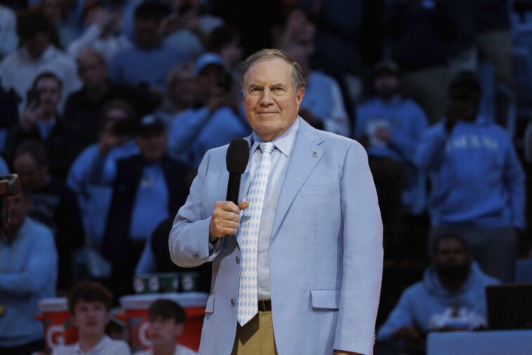 bill-belichick-receives-roaring-ovation-during-north-carolina-basketball-game