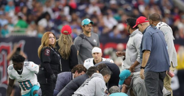 video:-dolphins’-grant-dubose-stretchered-off-the-field-after-scary-hit