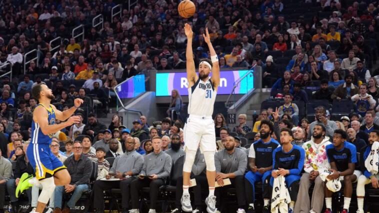 mavs,-dubs-hit-record-48-3s-in-klay’s-2nd-bay-trip