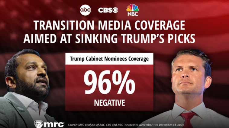 abc,-cbs-and-nbc-evening-newscast-coverage-of-trump’s-cabinet-picks-‘almost-uniformly-negative,’-study-finds